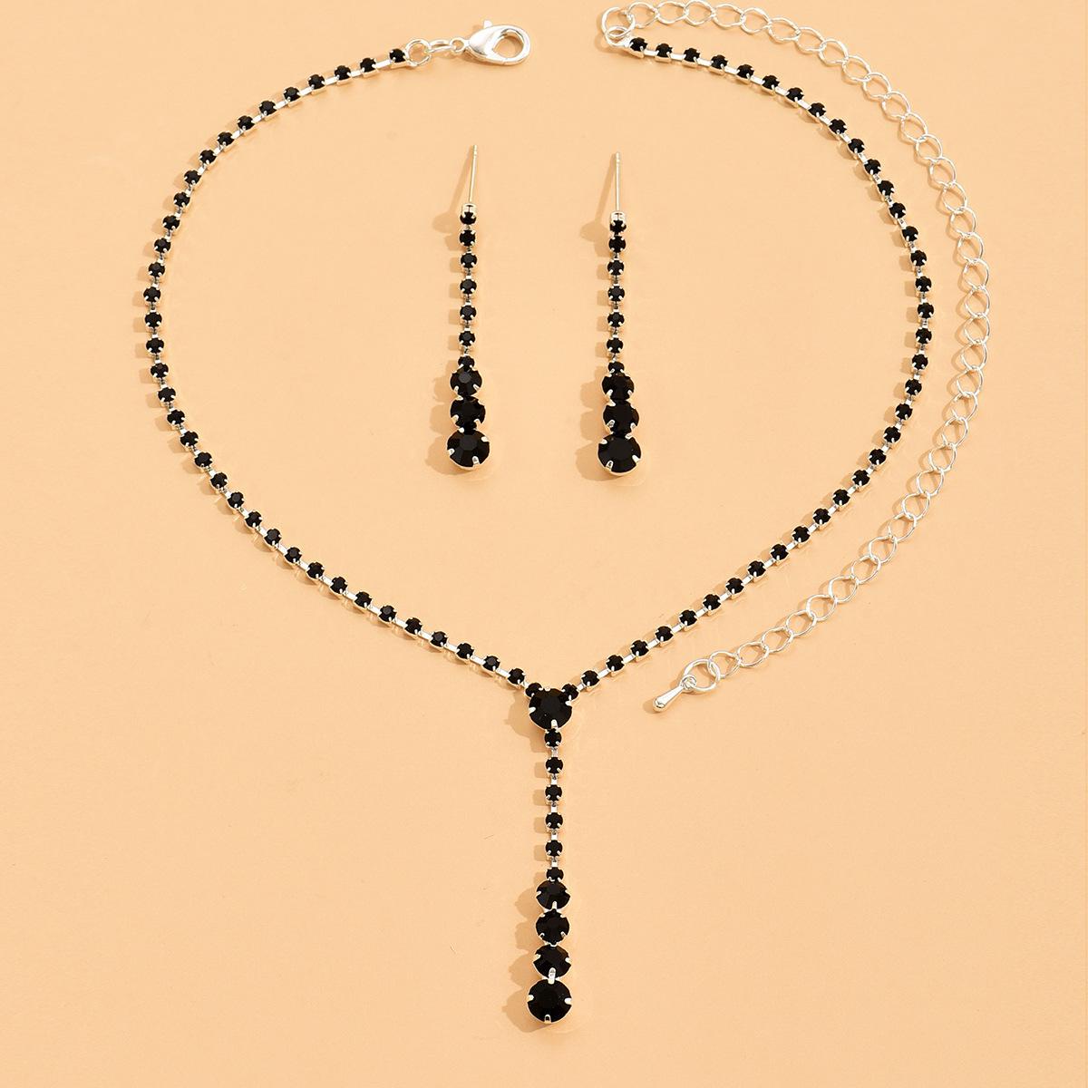 

Модные свадебные аксессуары для свадебной фотосъемки серьги ожерелье браслет комплект