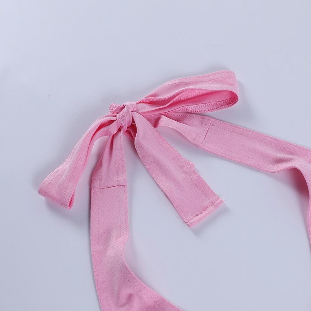 Kobiety Halter Camisole Damski podkoszulek z dekoltem w kształcie litery V Seksowne czołgi Obcisły gorset bez pleców Femme Topy