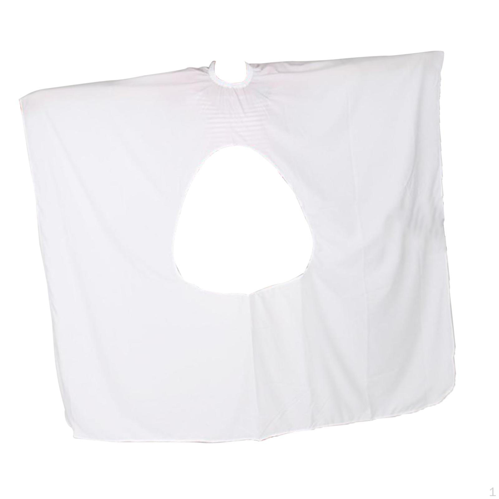 

Парикмахерская накидка для профессиональной стрижки и окрашивания волос (160смx140см) красота белый