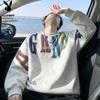 PLAYBOY Men's Casual Embroidered Long-Sleeve Sweatshirt