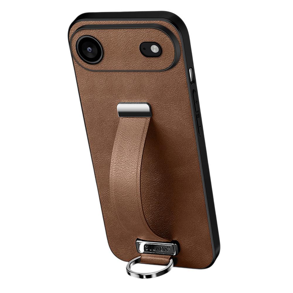 SULADA Fashion Series for iPhone 17 Air Case Wristband Kickstand Leather Back Phone Cover