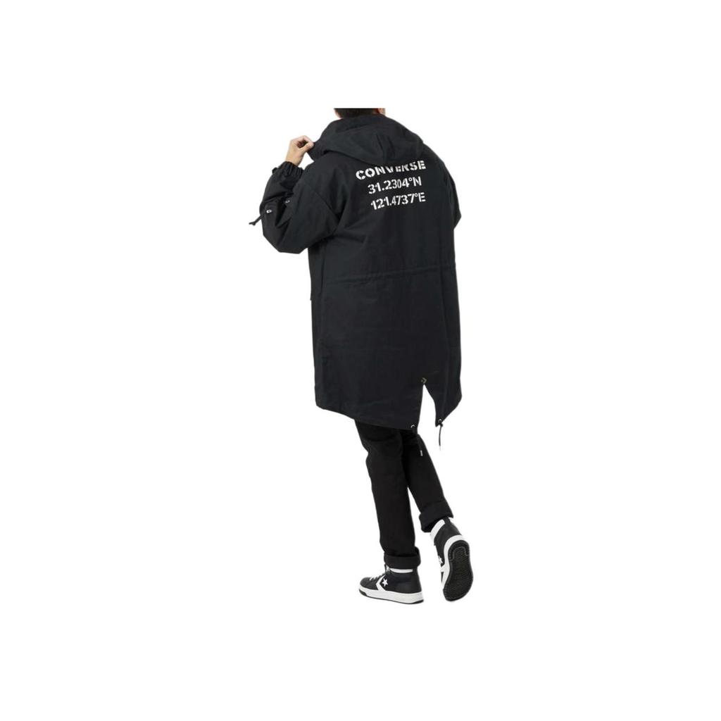 New Converse Down Jackets Unisex Black 10023714-A02