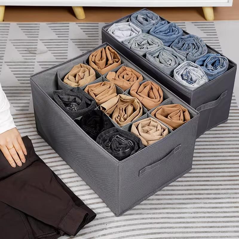 Jeans Schränke Kleider Organizer Hosen Aufbewahrungsbox Schrank Organizer Schubladen Unterwäsche Socken T-Shirt Kleiderschrank Aufbewahrungsorganizer