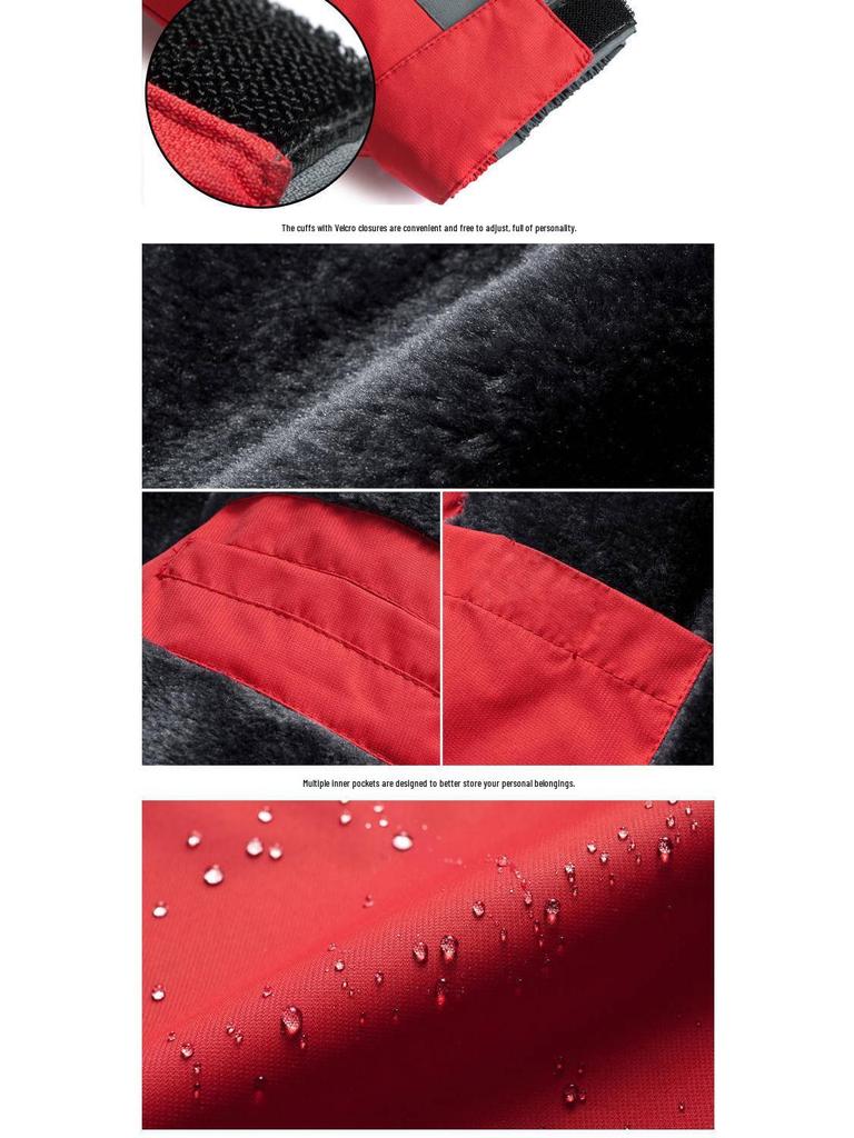 Men's Plus Velvet Thick Cotton Padded Windbreaker Coat - Winter Casual, Warm, Loose Fit, and Plus Size.