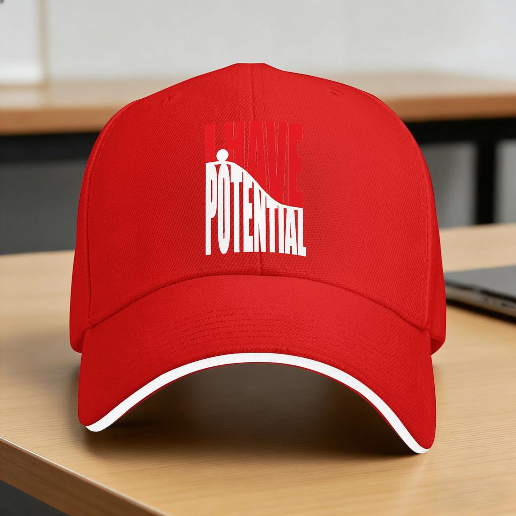 I Have Potential Sun Baseball Cap Summer Couple Women Design Trucker Hat Dropshipping Yk Cool Tennis Skate Snapback Cap