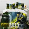 A-Apex Legends Game Gamer Cartoon Bedding Set Bedroom Soft Modern Bedspreads Comefortable Duvet Cover Quilt Cover And Pillowcase