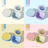 Portable Dental Retainer Case With Magnetic Water Drain For Travel And Storage