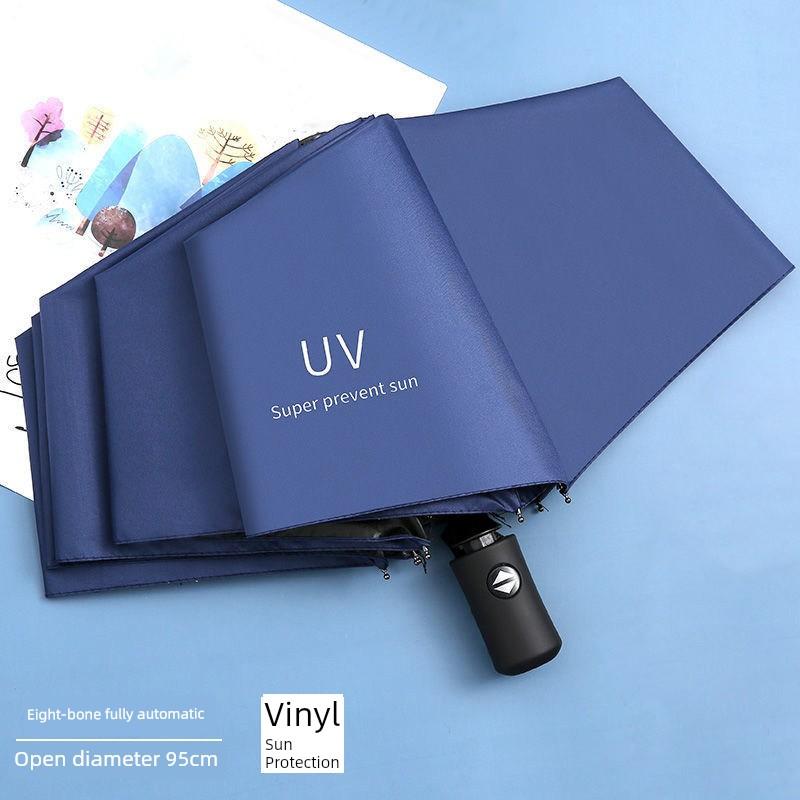 Automatic Dual-Purpose Anti-Uv Large-Rib Sun Umbrella, Thickened and Reinforced, 70% off Multi-Rib Sunshade Umbrella, Rain and Sun Umbrella