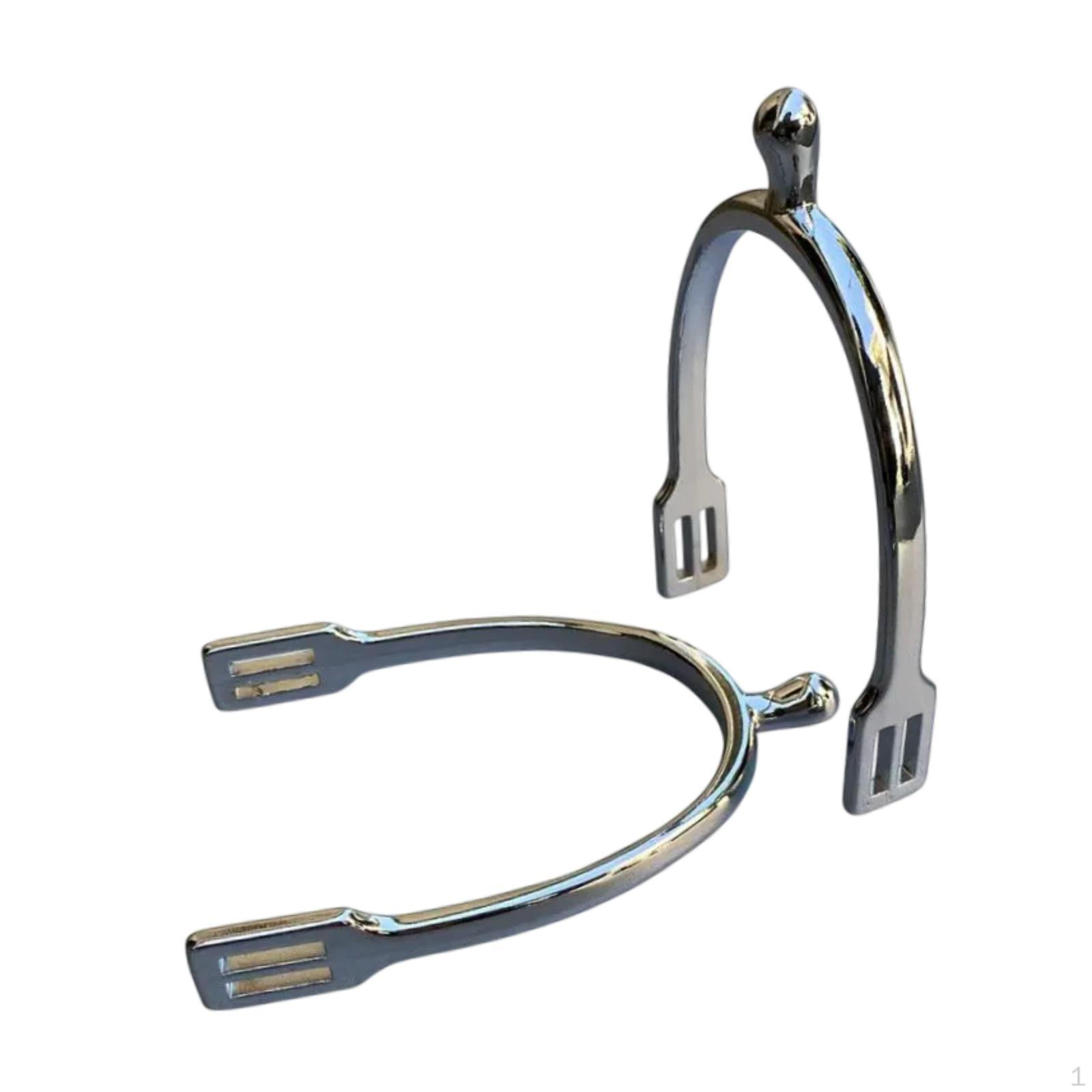 

2 комплекта шпор для верховой езды для женщин и детей, прочные аксессуары для верховой езды, цинковый сплав S