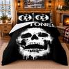 Deftones Pattern Bedding 3Pcs Set Bed Sheet And Pillowcases For Indoor Bedroom