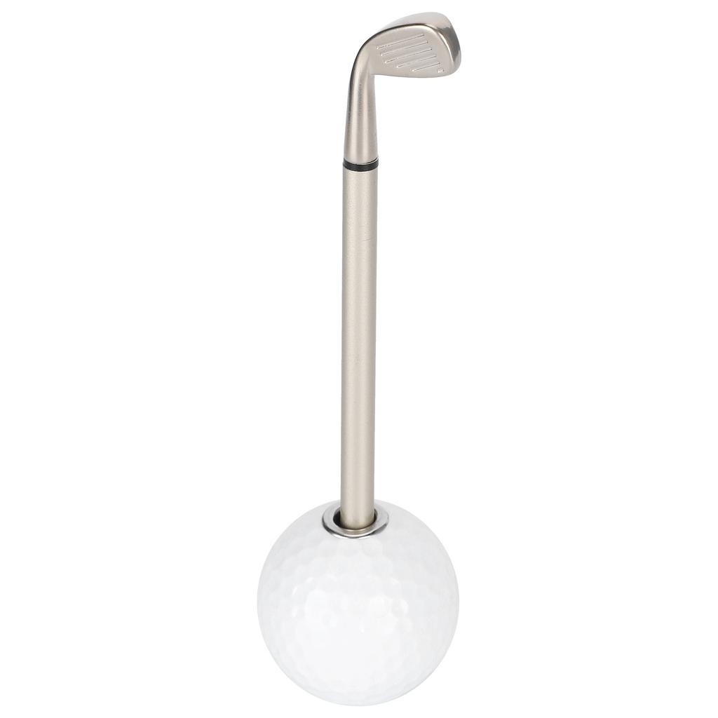 Golf Pens Decorations Office Desk MultiFunction Pen Holding Stand with Golf Ball Design(White )