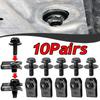 Car Body Bolts U Type Nut Clips M6 Automobile Bumper Fender Rivet Engine Cover Undertray Splash Shield Guard Liner Screws Amagi