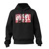 Diesel Mens Box Logo Long-Sleeved Hoodie