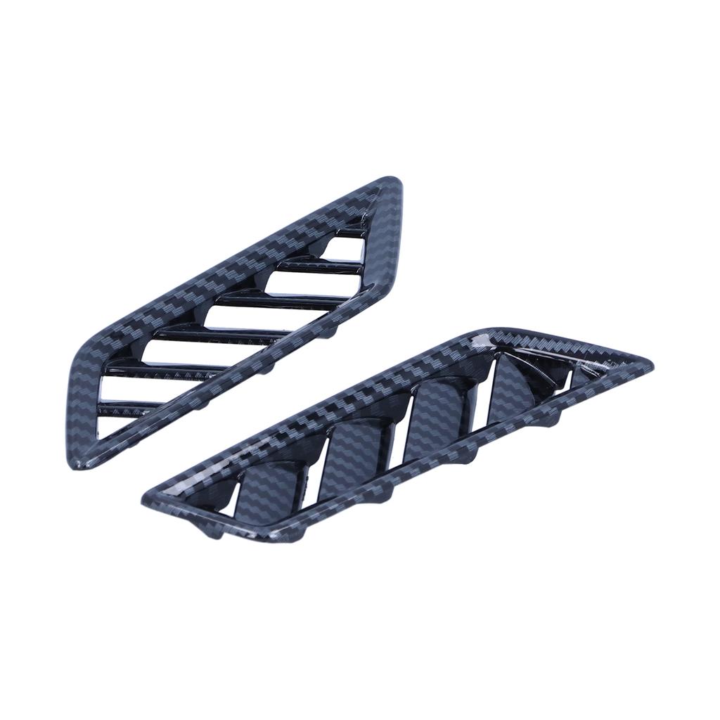 2pcs Dashboard Upper Air Vent Trim Frame Left Right Carbon Fiber Style Fit for MK8 2020‑2021