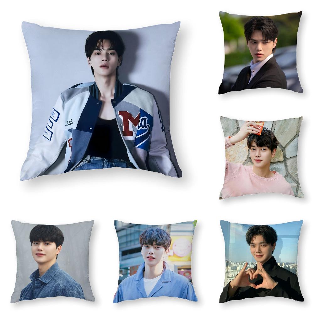 Popular Korean Actor S-Song K-Kang Pillow Case 3D Print Polyester Fiber 40*40cm Home Sofa Throw Decoration Festival Gift