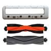 Rubber Nylon Main Brush Pair and Roller Brush Cover Replacement for Xiaomi For Mijia M40 D110 CN Robot Vacuum Cleaner