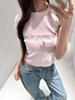 Women's Shiny Letter Slimming Short Sleeve T-shirt - 2026 Spring New Arrival