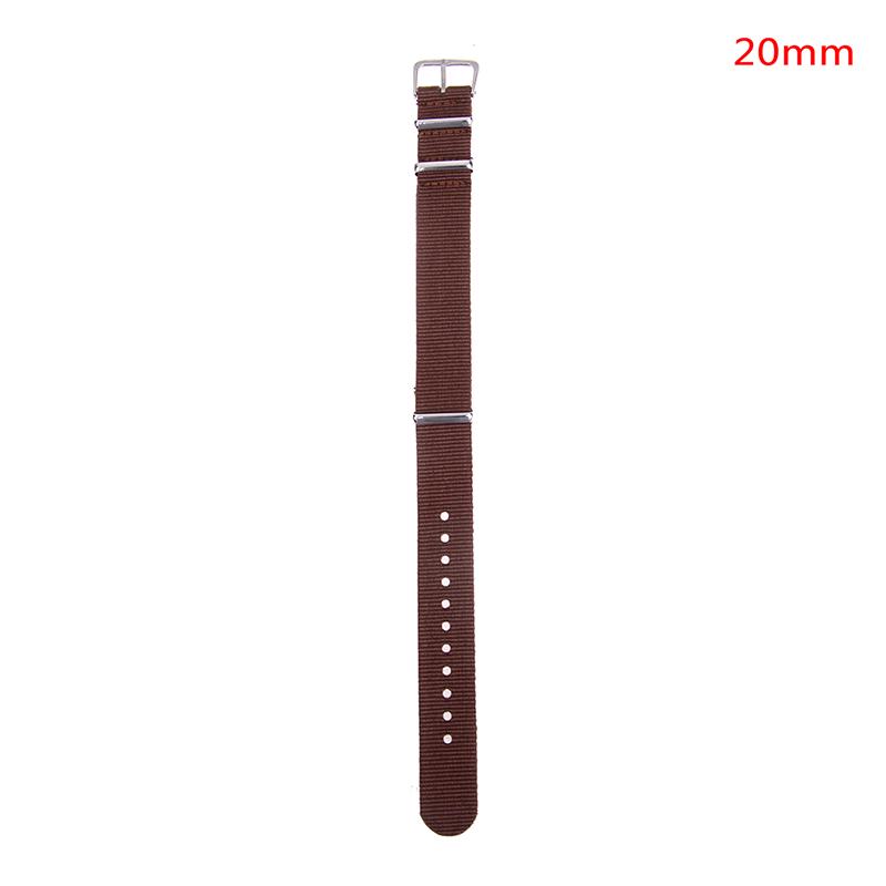 Uhrenarmband Nylon-Uhrenarmband 18 mm 20 mm Ersatz-Uhrenarmband-Zubehör