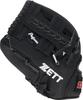 ZETT Catch Ball with Shock Absorbing lower elementary BDG2112V Glove, Beginner's, Pads, 10.5-inch (for students), Left-Handed Throw, Black,