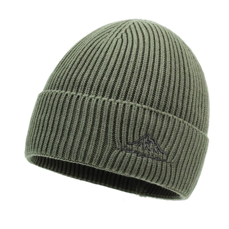 Outdoor Sports Knitted Hat Wool Hat Autumn Winter Warm Sleeve Cap