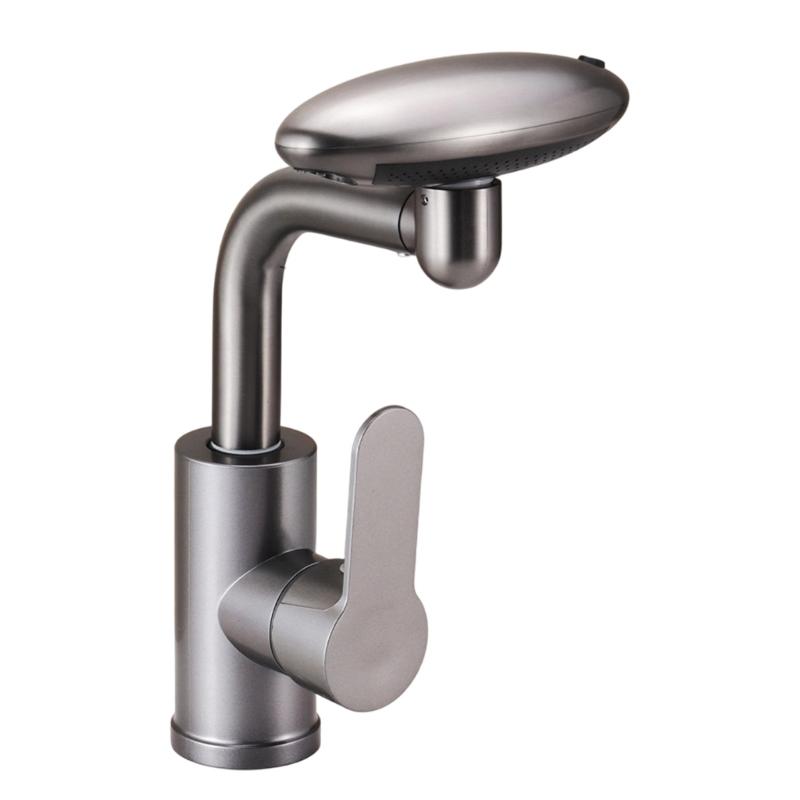 Spatter Proof Water Saving Kitchen Tap 360 Swivels Sink Basins Faucet Quick Installation Single Handle Sink Faucet