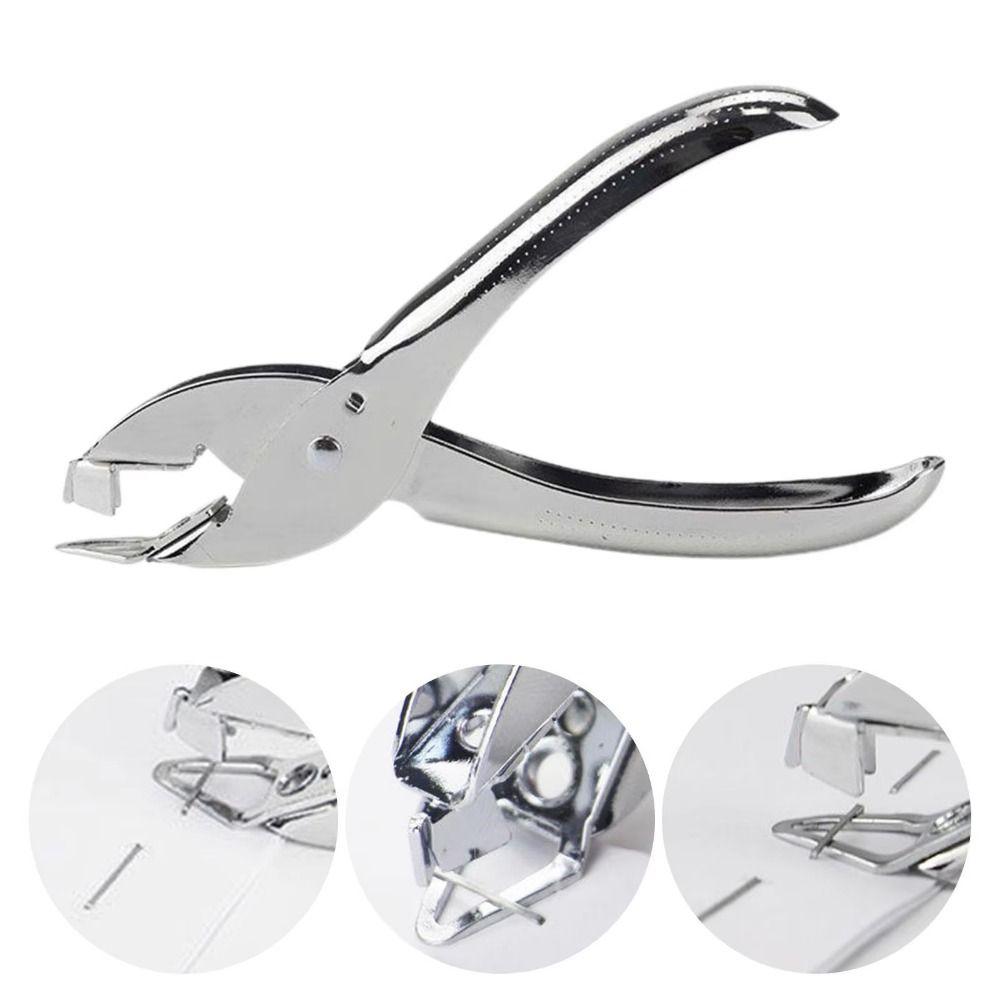 Hand-held Staple Remover Mini Punch Pliers Comfort Staple Puller Office Use