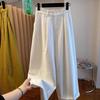 Women's Yellow Wide-Leg Cargo Pants - Summer 2026 Loose Slimming Straight-Leg Balloon Style