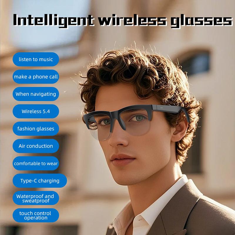 New Smart Sunglasses Glasses Bluetooth Call Outdoor Sports Headphones Voice Navigation Pochromic Lens Waterproof Anti-UV