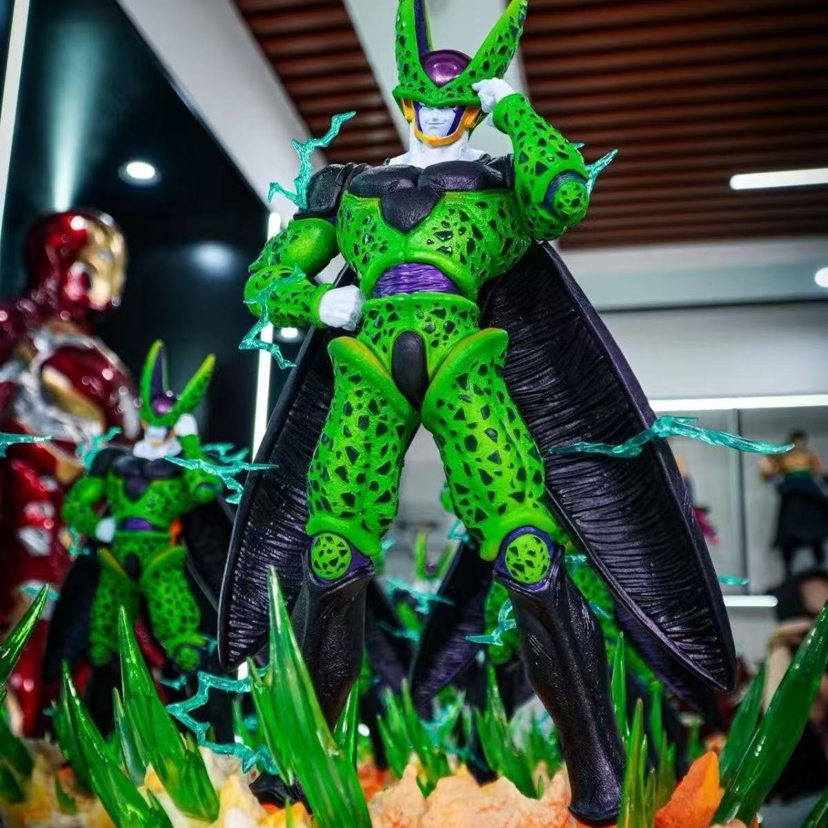 Fashnics Dragon Ball Z Perfect Cell Figure Cell Figurine Action Figures Gk Statue Collection Model Toys Gift