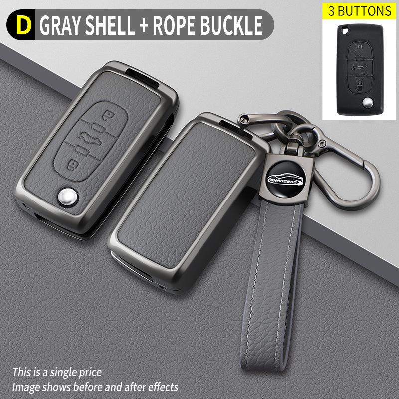 Compatible Peugeot B Model Elephant Grey Key Holder
