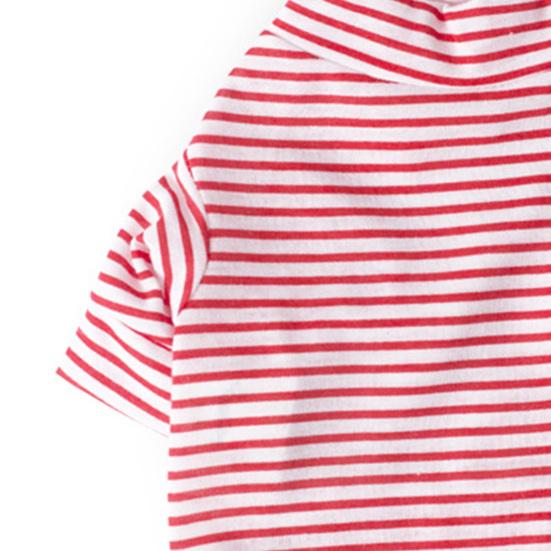 Pet Shirt Round Neck Breathable Decorating Pet Dog Short Sleeve Shirt Outfit for Home Wear