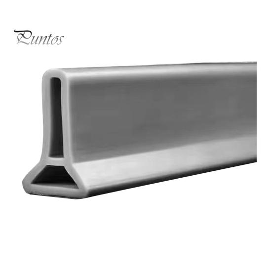 

100/200 см складной порог для душа, водонепроницаемая самоклеящаяся силиконовая барьерная полоса для кухни, ванной, сухого и влажного разделения, гибкая вода 100cm серый