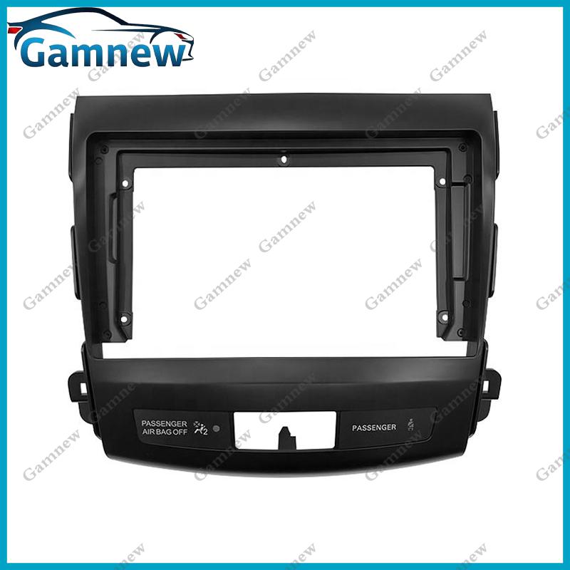 

9-дюймовая автомобильная рамка-переходник для Android-магнитолы, монтажная панель для Mitsubishi Outlander 2, Peugeot 4007, Citroen C-Crosser Only Frame