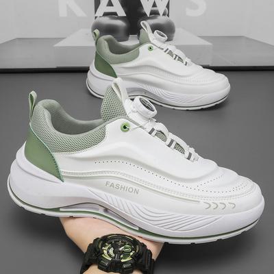 Spring Men's Shoes New Breathable Little White Shoes Men's Trend Versatile Platform Sports Shoes Casual Running Men