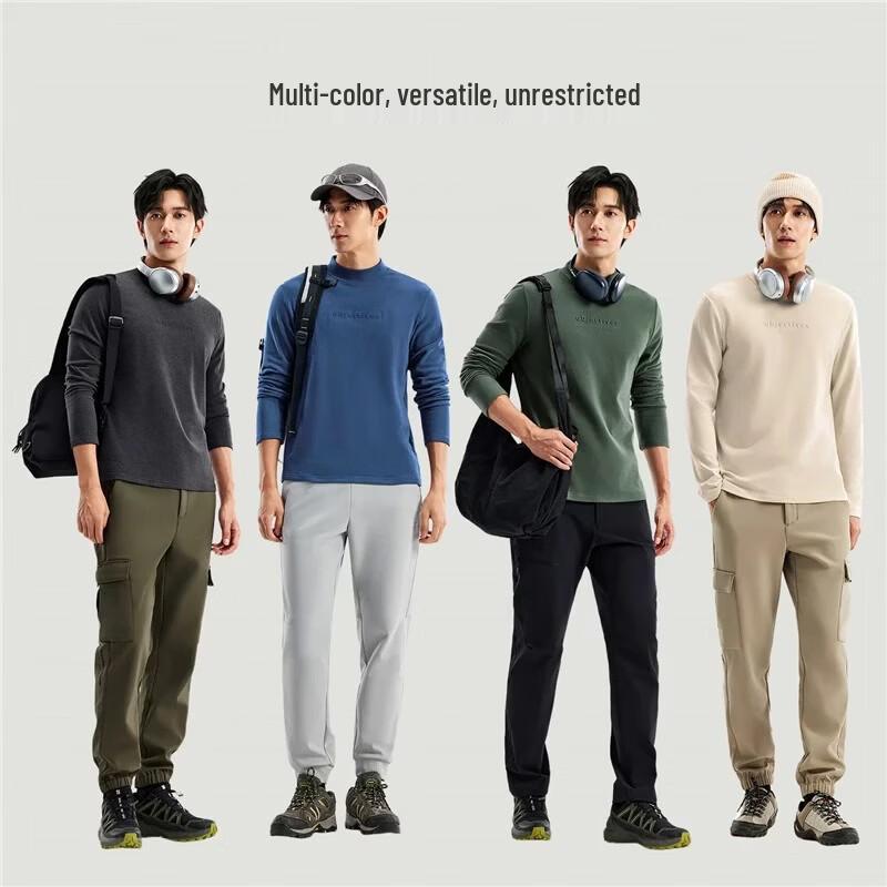 Pioneer Camp Men's Thermal Long Sleeve Half-High Collar T-Shirt