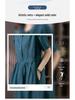 Solid Color Cotton Linen Lapel Shirt Dress - Women's Slimming Short Sleeve, Mother's Style, 2026 Fashion.