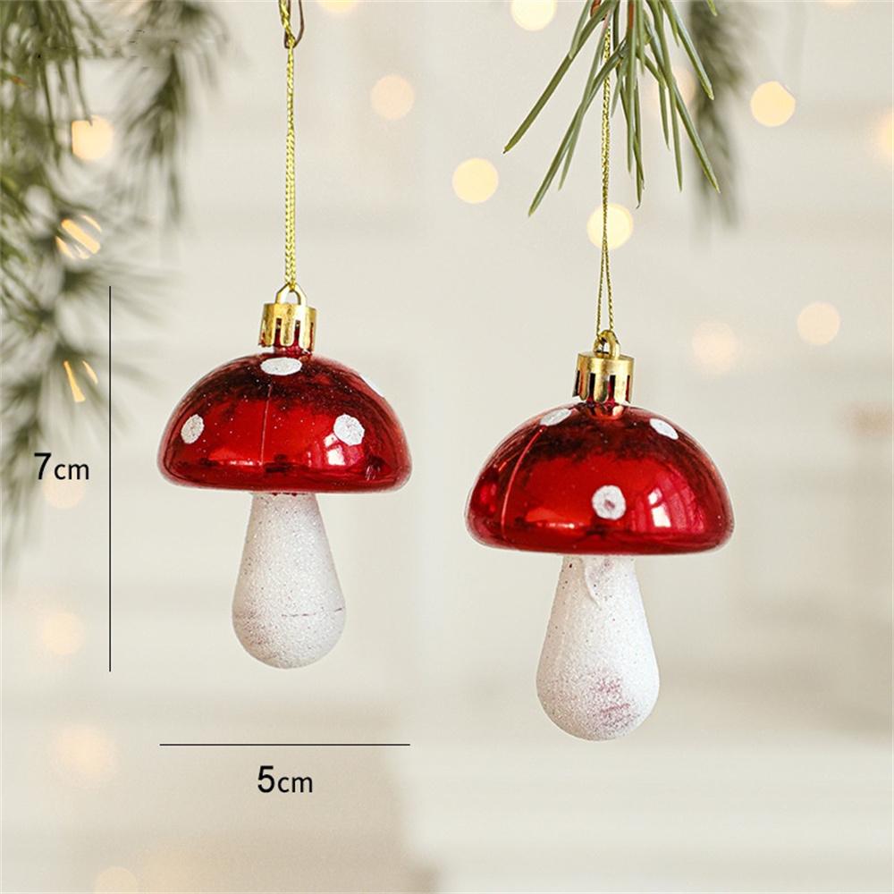 2 ks Vánoční ozdoby Vánoční koule Cukroví Přívěsek na vánoční stromek Červené a bílé dekorace Nový rok Domácí dekorace
