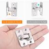 90 Degree Door Lock Flip Latch Gate Latches Safety Door Lock for Barn Wood Fence Sliding Doors,304 Stainless Steel Gate Hardware