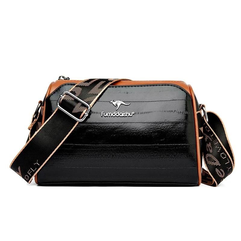 Women High Quality Soft Leather Shoulder Bags Luxury Designer Purses Crossbody Bag Ladies Vintage Messenger Commuting