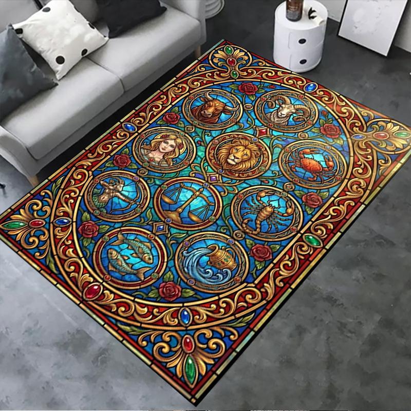 2025 New constellations Carpet Rug for Living Room Bedroom Home Sofa Decoration,Kids play Non-slip Floor Mat147