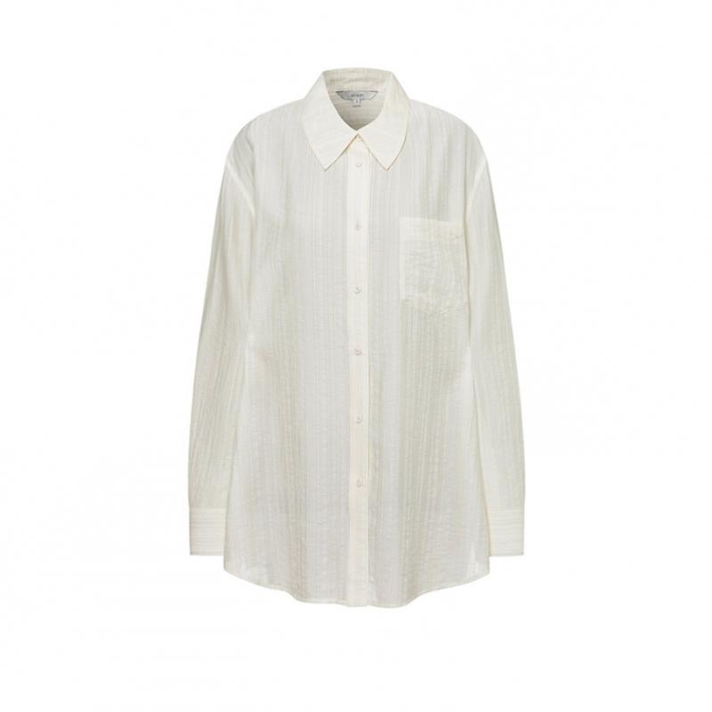On On Wrap Skirt Set Stripe Shirt New6mb318