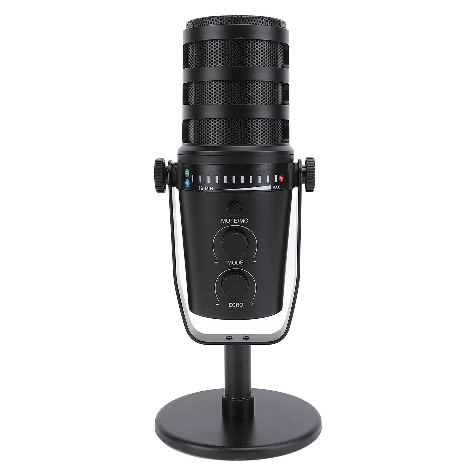 

Запись живого микрофона, игрового подкаста, потоковой передачи USB ПК, конденсаторный микрофон с функцией быстрого отключения звука