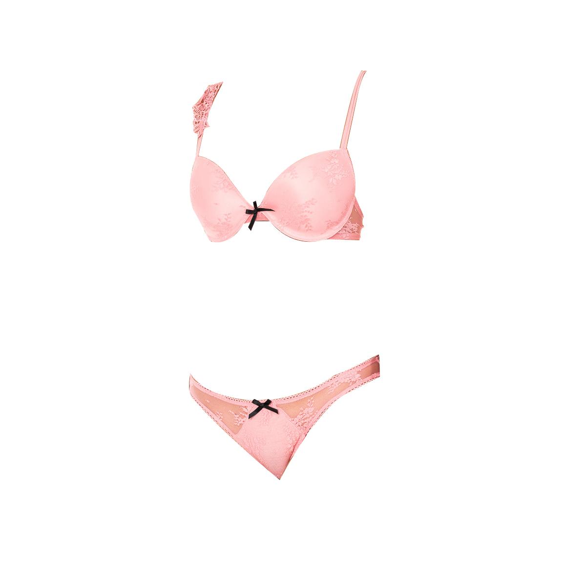 

Kehat Комплект из бюстгальтера и трусиков на кружевной подкладке 2566 для женщин