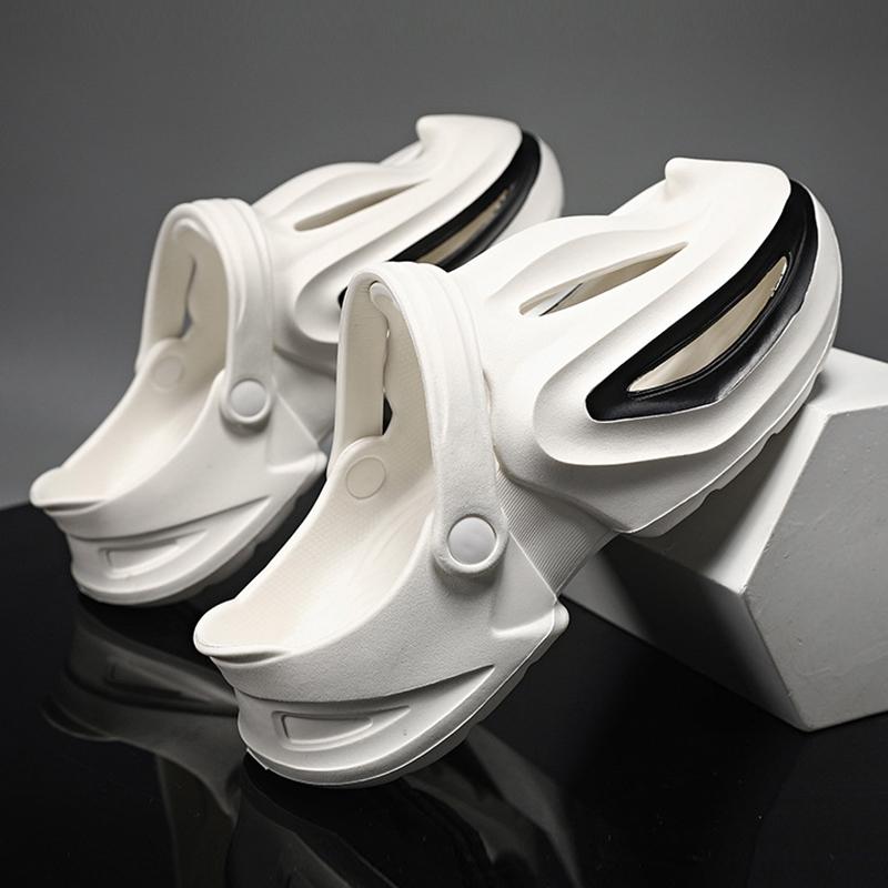 Fashion Smile Pop Men's Fashion EVA Beach Shoes Increase Height Casual Thick Sole Men's Sandals Summer Soft Non-slip Men Slippers