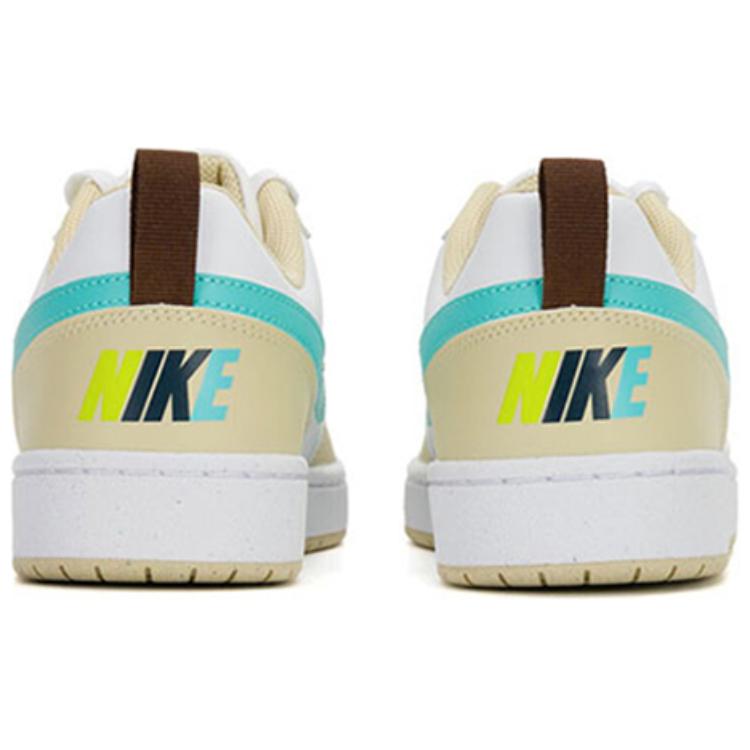 New Nike Court Borough COURT BORO Anti Slip Wear Resistant Low Top Kids' Skateboarding Shoes Yellow White Teenagers HM3726-731