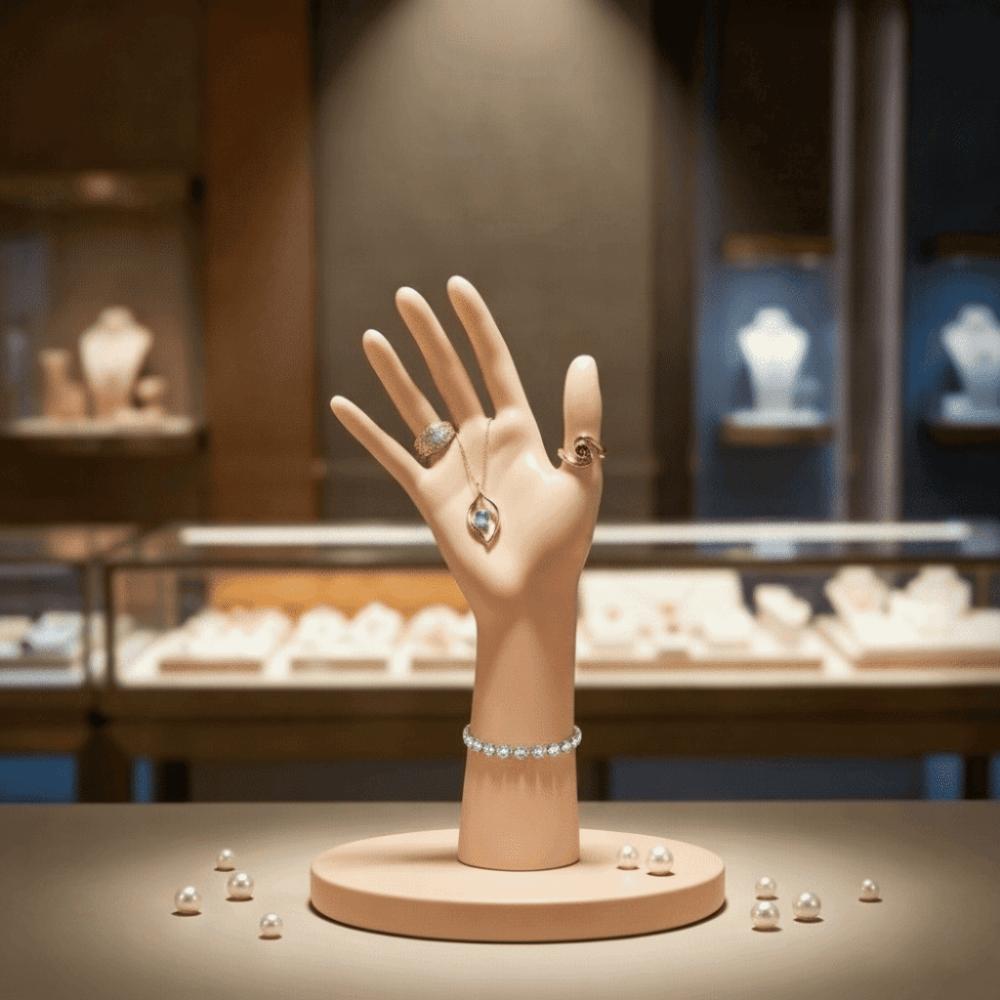 Multi-purpose Mannequin Hand Realistic Fake Hand Model Fashion Accessory Display Stand  Shop