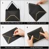 10 Pcs A7 - The Luxury Shiny 5x7 Black Envelopes Is Perfect For Invitation