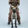 JXK Hyena Animal Figure Statue Miniature Resin Model Desk Accessory Decoration Birthday Gift Painted Finished Product