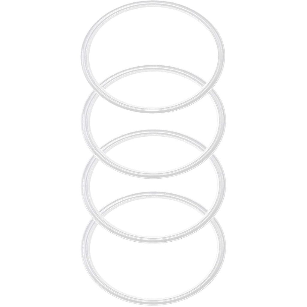 3 Pack - 20 & 10 Oz Replacement Rubber Lid Rings, 3.3 Inch Diameter Gasket Seals, White Lid Gasket Rings for Ulated Stainless Steel Tumbler Fits Yti,