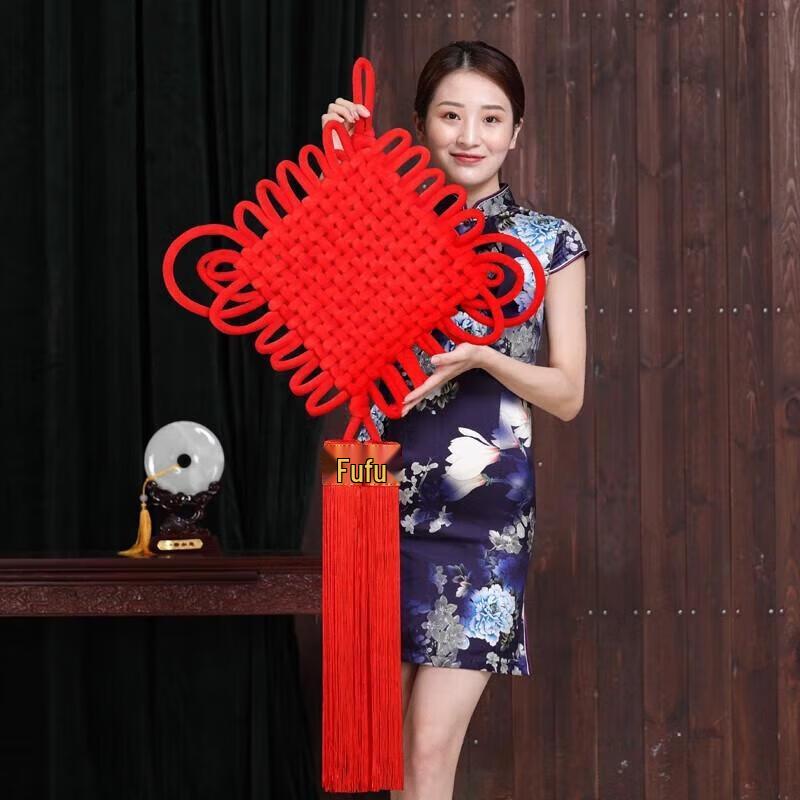 Традиционный китайский узел Фу Настенное украшение